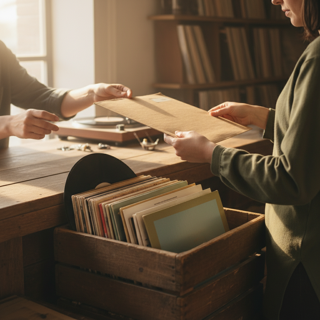 Como avaliar o estado de um disco de vinil antes de comprar online (sem tocar nele)