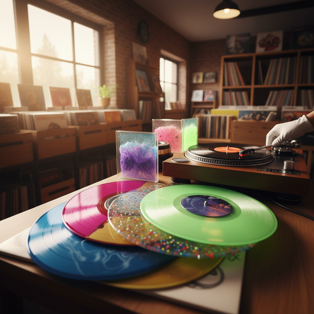 Types of Colored Vinyl Formats and Pressing Techniques - colored vinyl guide