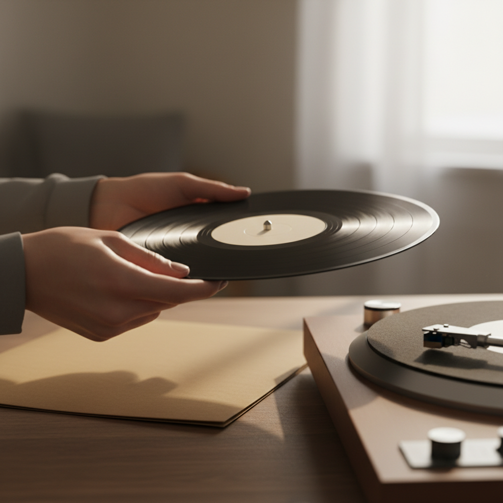 How to Hold a Vinyl Record (Without Damaging It)