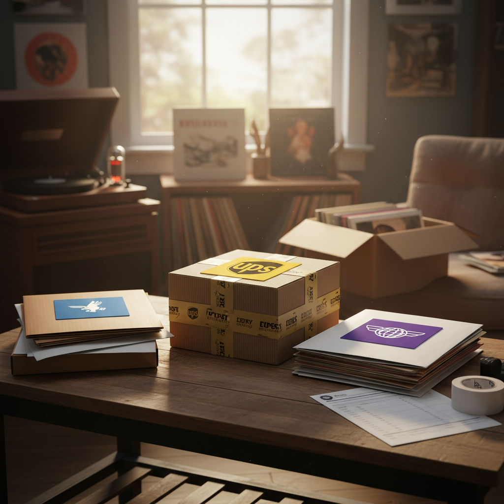 Shipping Carrier Comparison: USPS, UPS, and FedEx for Vinyl - how to ship vinyl records