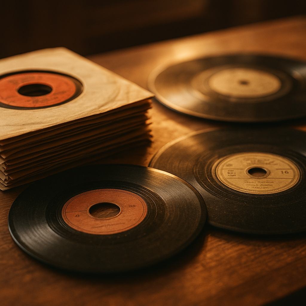Discos de Vinil 45 e 78 RPM: Guia Completo do Colecionador para Singles e Tesouros de Goma-Laca