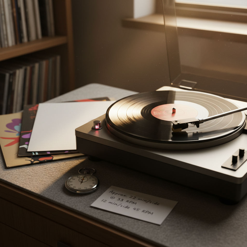 Playback Time and RPM Standards for 12 Inch Records - vinyl sizes guide 7 10 12 inch
