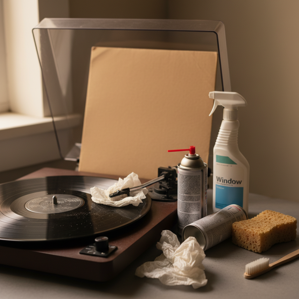 What Not to Clean Vinyl Records With