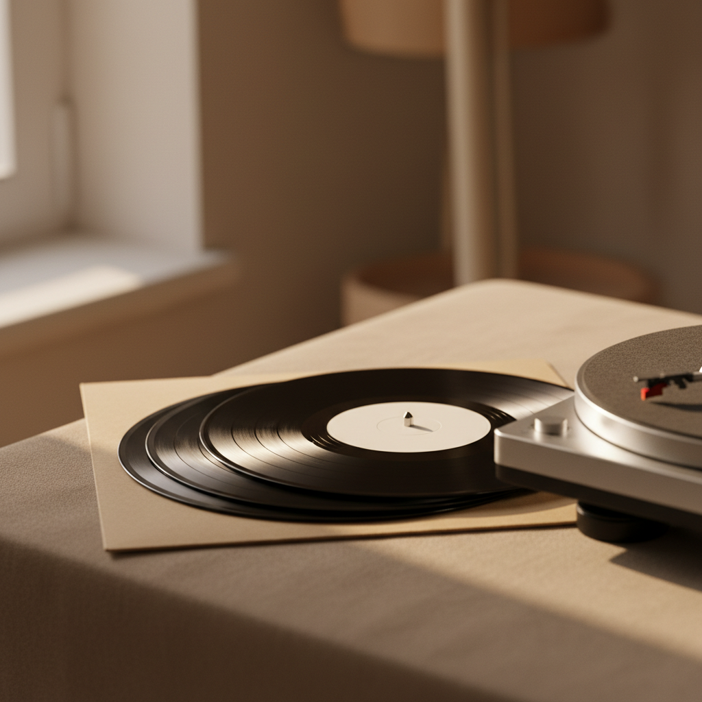 Pode empilhar discos de vinil? O que acontece (e em quanto tempo)